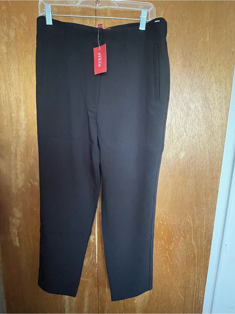 Guess Black Men's Dress Pants with Red Brand Tag
